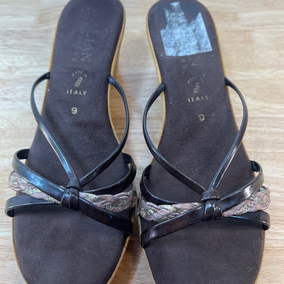 ITALIAN SHOE MAKERS wedge sandals size‎ 9 - Picture 8 of 8